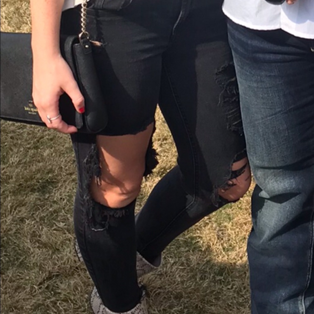 Super Ripped Black Jeans
